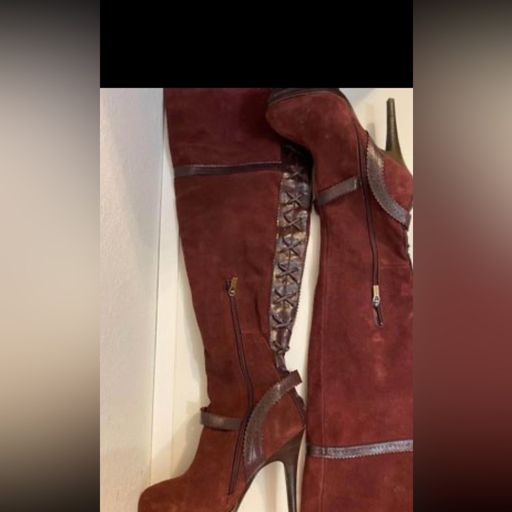 Colin Stuart over the knee boots